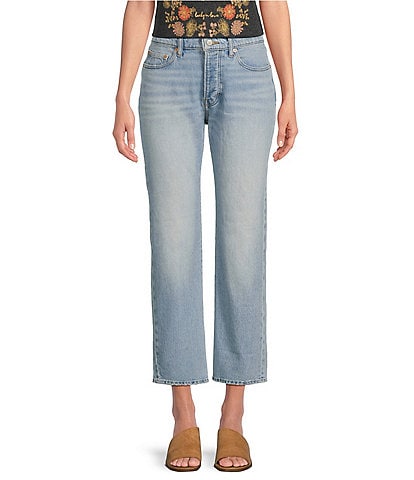 Lucky Brand 90s Mid Rise Relaxed Cropped Jean