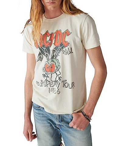 Lucky Brand AC/DC Fly Tour Short Sleeve Graphic T-Shirt