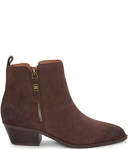 Ailein Suede Ankle Booties