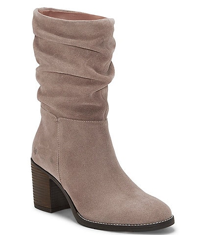 Lucky Brand Bitsie Suede Slouch Boots