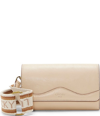 Lucky Brand Cali Leather Crossbody Wallet on Strap