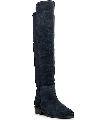Lucky Brand Calypso Suede Wide Calf Over-the-Knee Boots