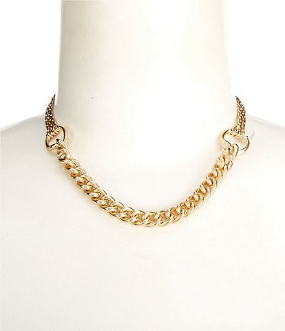 Lucky Brand Chunky Chain Collar Necklace