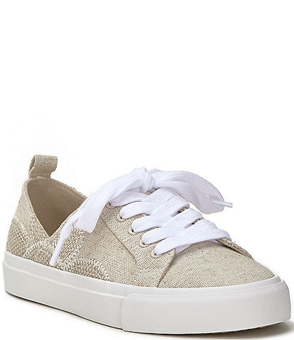 Lucky Brand Dyllis Embroidered Canvas Sneakers