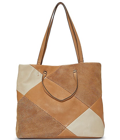 Lucky Brand Jema Leather Patchwork Tote Bag
