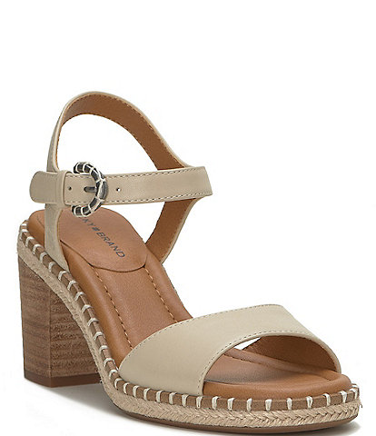 Lucky Brand Jennyl Stacked Ankle Strap Sandals