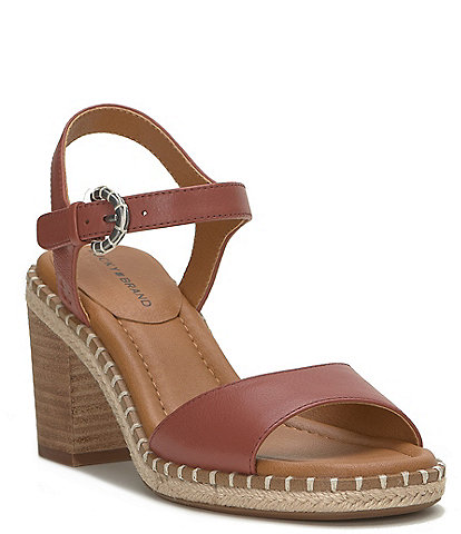 Lucky Brand Jennyl Stacked Ankle Strap Sandals