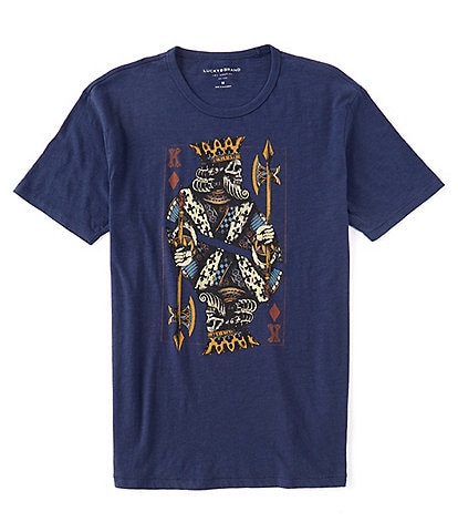 Lucky Brand Men's Poker Cards Tee Shirt, Port Royle, Small : :  Clothing, Shoes & Accessories