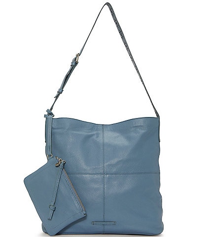 Vintage Lucky Brand Brown Pebbled Leather Hobo Bag | eBay