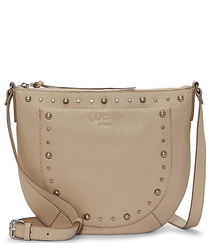 Lucky Brand Kyla Studded Leather Crossbody Bag