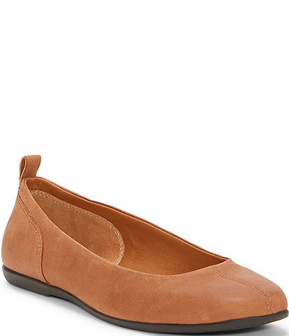 Lucky Brand Leimmer Leather Ballet Flats