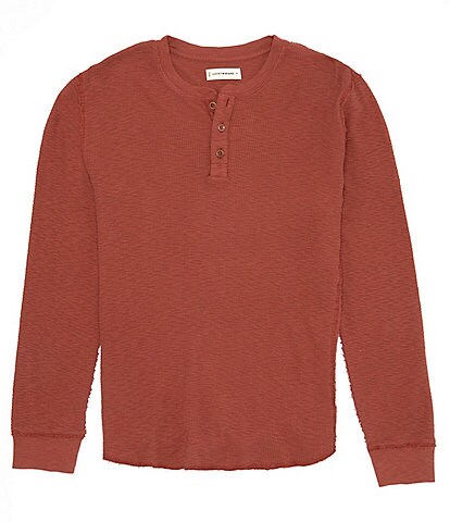 Lucky Brand Long Sleeve Thermal Henley T-Shirt