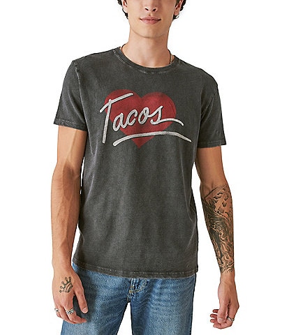 Lucky Brand Love Tacos Short Sleeve Graphic T-Shirt
