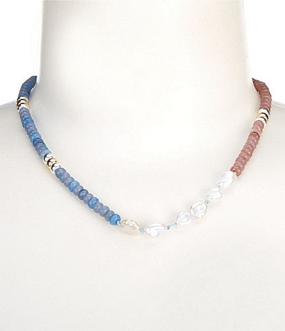 Lucky Brand Multi Beaded Necklace