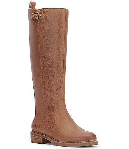 Lucky Brand Quinn Leather Riding Boots