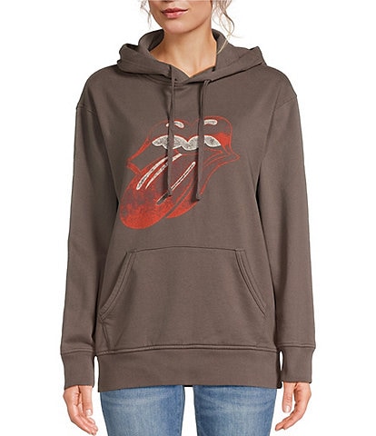 Lucky Brand Rolling Stones Graphic Print Long Sleeve Hoodie
