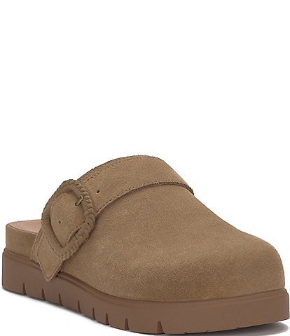 Lucky Brand Sachie Suede Mule Clogs