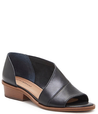 Lucky Brand Serkie Leather Cut Out Sandals