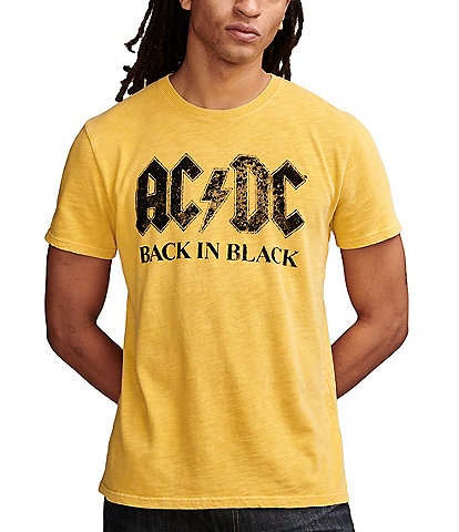 Lucky Brand Short Sleeve ACDC Back In Black T-Shirt