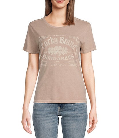 Lucky Brand Short Sleeve Crewneck Graphic Tee