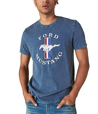 Lucky Brand Short Sleeve Ford Mustang Graphic T-Shirt