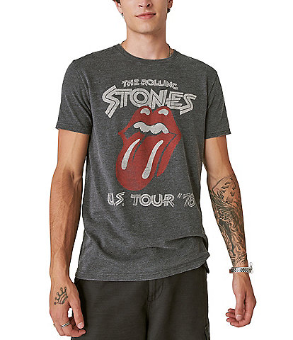 Lucky Brand Short Sleeve Rolling Stones Graphic T-Shirt