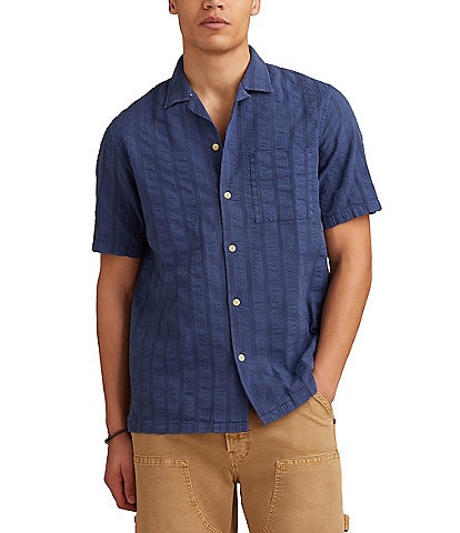 Lucky Brand Short Sleeve Seersucker Shirt
