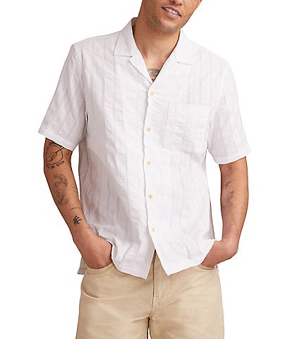 Lucky Brand Short Sleeve Seersucker Shirt