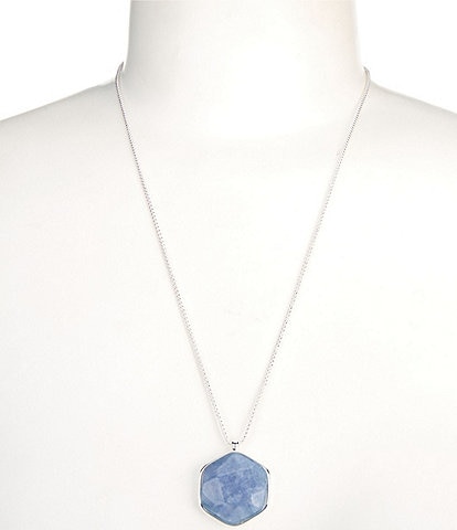Lucky Brand Stone Pendant Necklace