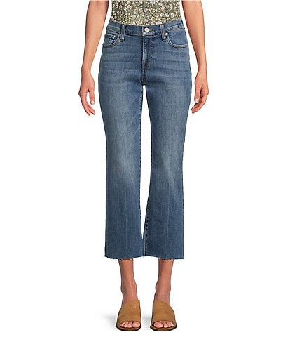 Lucky Brand Sweet Relaxed Straight Leg Denim Kick Crop Jeans