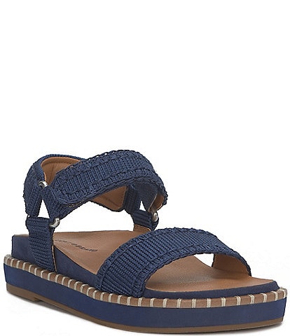 Lucky Brand Ullaniah Textile Ankle Strap Platform Sandals