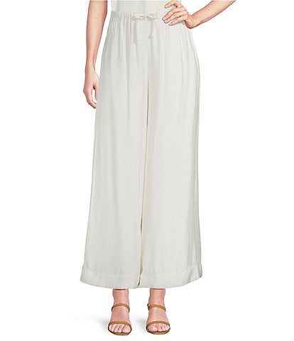 Lucy Paris Bea Flowy Flat Front Wide Leg Coordinating Pants
