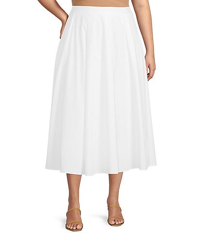 Lucy Paris Plus Size Junia Midi Skirt