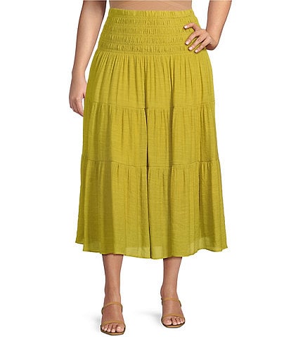 Lucy Paris Plus Tropez Smocked Skirt