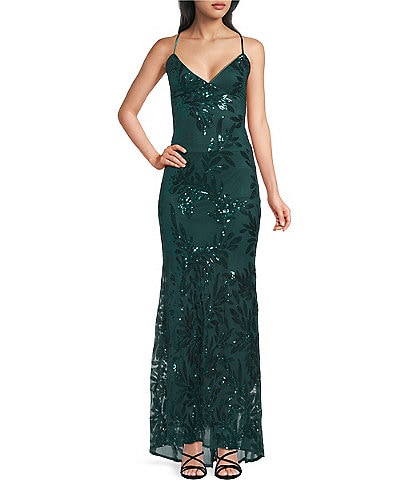 Lulus Fairbrook Sequin Long Dress