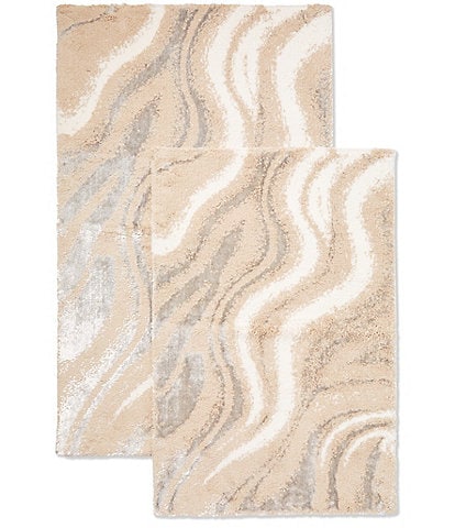 Luxury Hotel Bijoux Abstract Marble Bath Rug