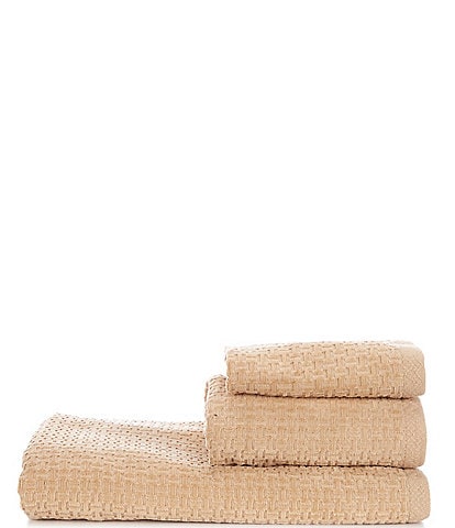 brown and gold bath towels