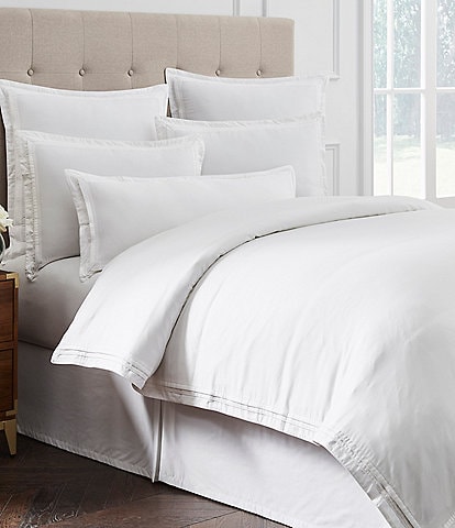 Luxury Hotel Elegance Edge Cotton & Tencel Comforter Mini Set