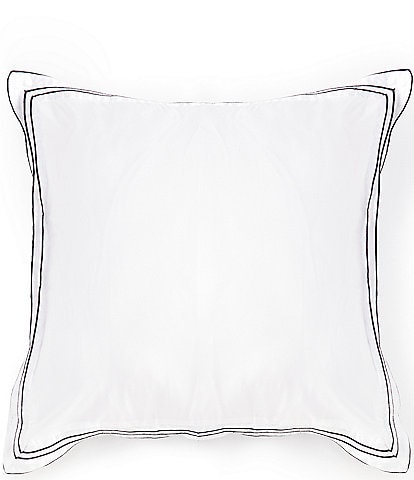 Luxury Hotel Elegance Sateen Flange Trim Euro Sham