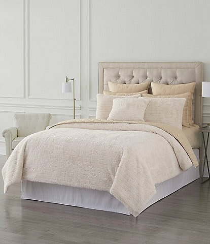 Luxury Hotel Leone Faux Fur Comforter Mini Set