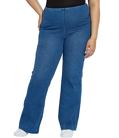 Lysse Plus Size Stretch Denim Trouser Leggings