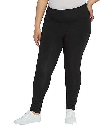 Lysse Plus Size Flattering Cotton Leggings