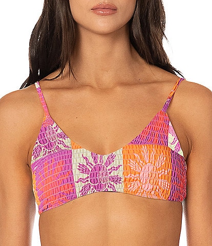 Maaji Liberties Patch Play Reversible Bralette Swim Top & Splendor Patch Play Reversible Swim Bottom