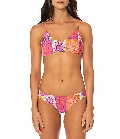 Maaji Liberties Patch Play Reversible Bralette Swim Top & Splendor Patch Play Reversible Swim Bottom