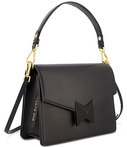 Mac Duggal Classic Leather Medium Size Shoulder Bag