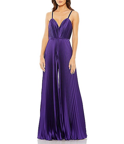 Purple dressy jumpsuit best sale