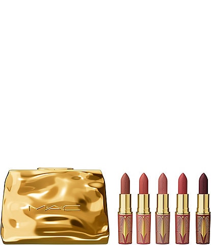 MAC Gold Standard MACximal Silky Matte Lipstick Kit x 5 Gift Set