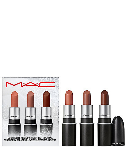 MAC LustreLite Mini Lipstick Trio Gift Set- Neutral