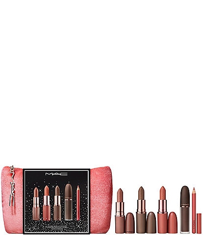 MAC Nudes Lip Vault 5-Piece Holiday Gift Set