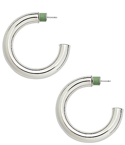 MACHETE 1#double; Perfect Hoop Earrings